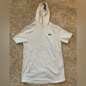 Under Armour Double Knit Short Sleeve Hoodie - Size S